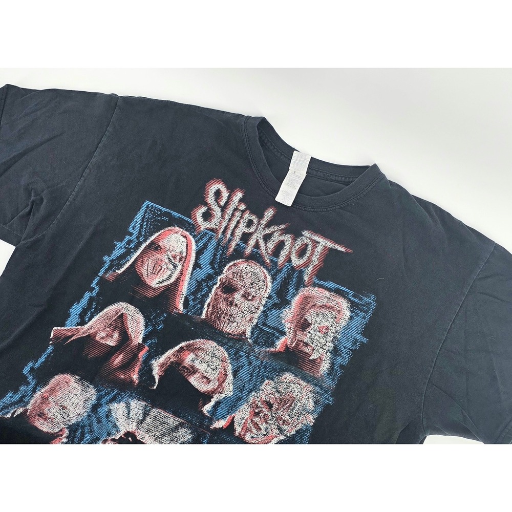 Gildan Slipknot WANYK 2019 Tour Shirt Size XL Mens Black Grunge Band Tee Cotton
